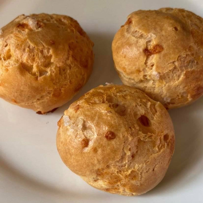 Spicy Pimento Cheese Gougères