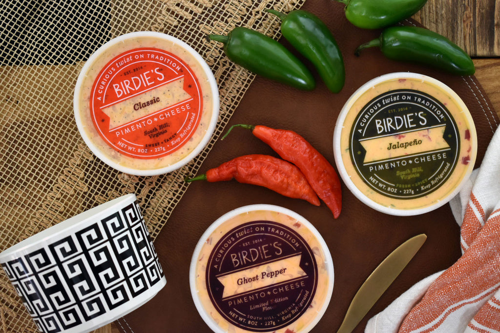 Cheese Trio + dip bowl - Birdie's Pimento Cheese