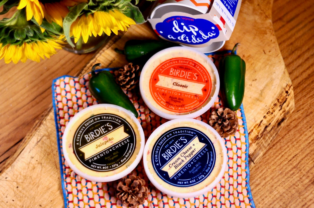 Cheese Trio + dip bowl - Birdie's Pimento Cheese